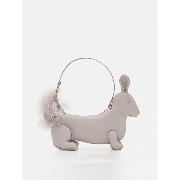 Thom Browne Shoulder Bag Woman Grey - Picture 3 of 4